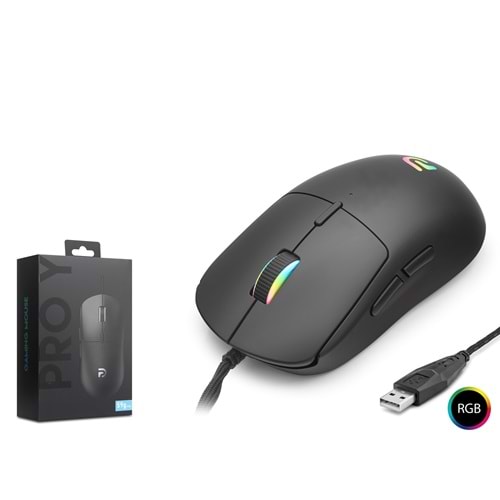 GOOD PRO G100B RGB Gaming Mouse 3200 DPI 6 Tuş Siyah