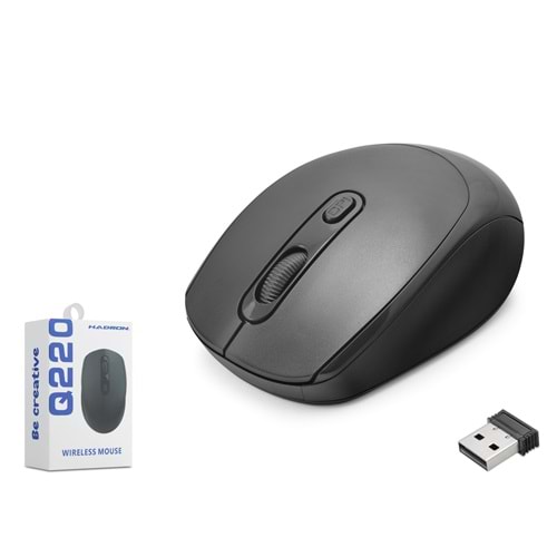 HADRON Q220 Kablosuz Mouse 1600 DPI Siyah