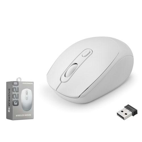 HADRON Q220W Kablosuz Mouse 1600 DPI Beyaz