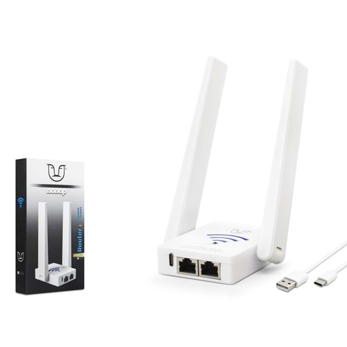 NONAP R316 WiFi Repeater Router Access Point 300 Mbps Beyaz