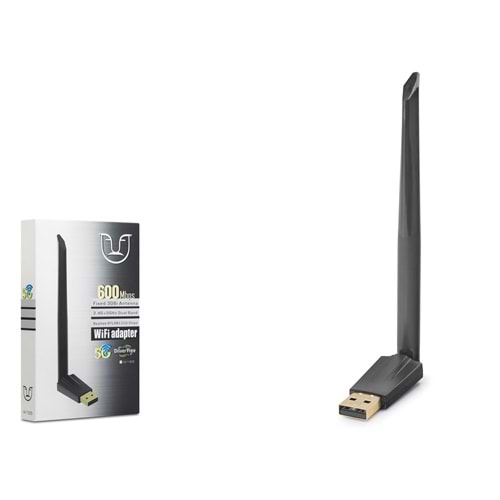 NONAP W165 USB WiFi Adaptörü 650 Mbps 5 GHz Dual Band Siyah