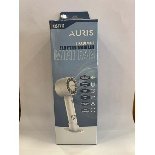 AURIS ARSFN10 3 Kademeli Taşınabilir El Fanı