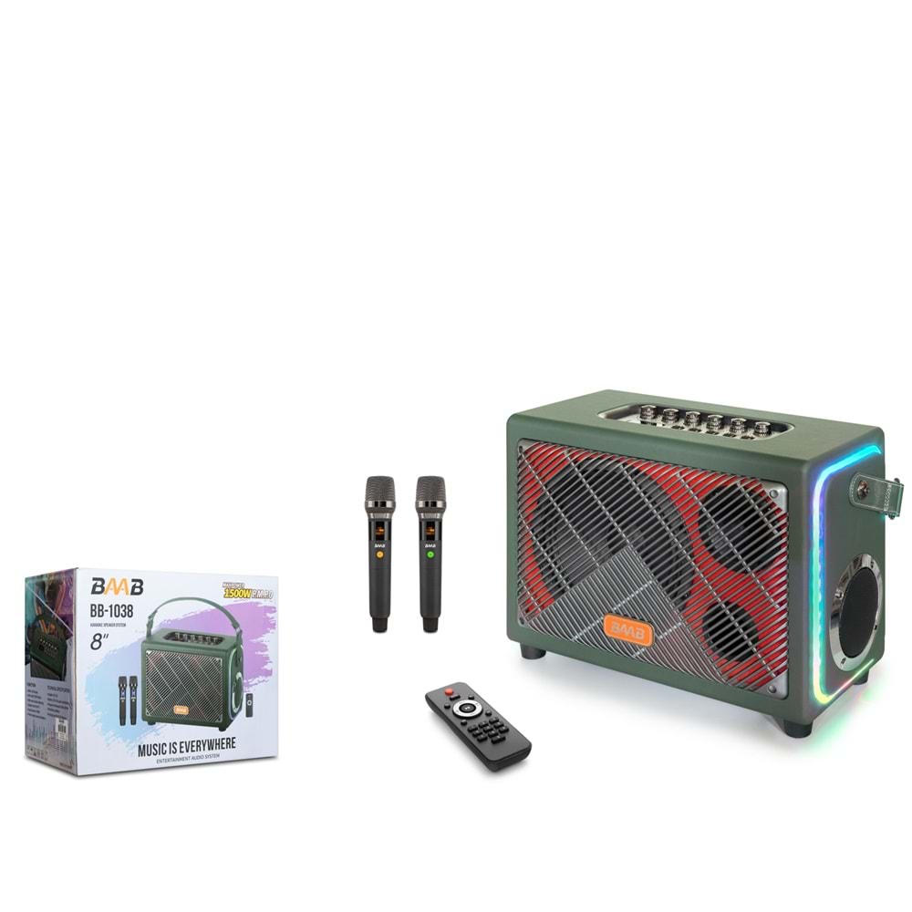 HADRON BB1038 Bluetooth Karaoke Hoparlör FM 8