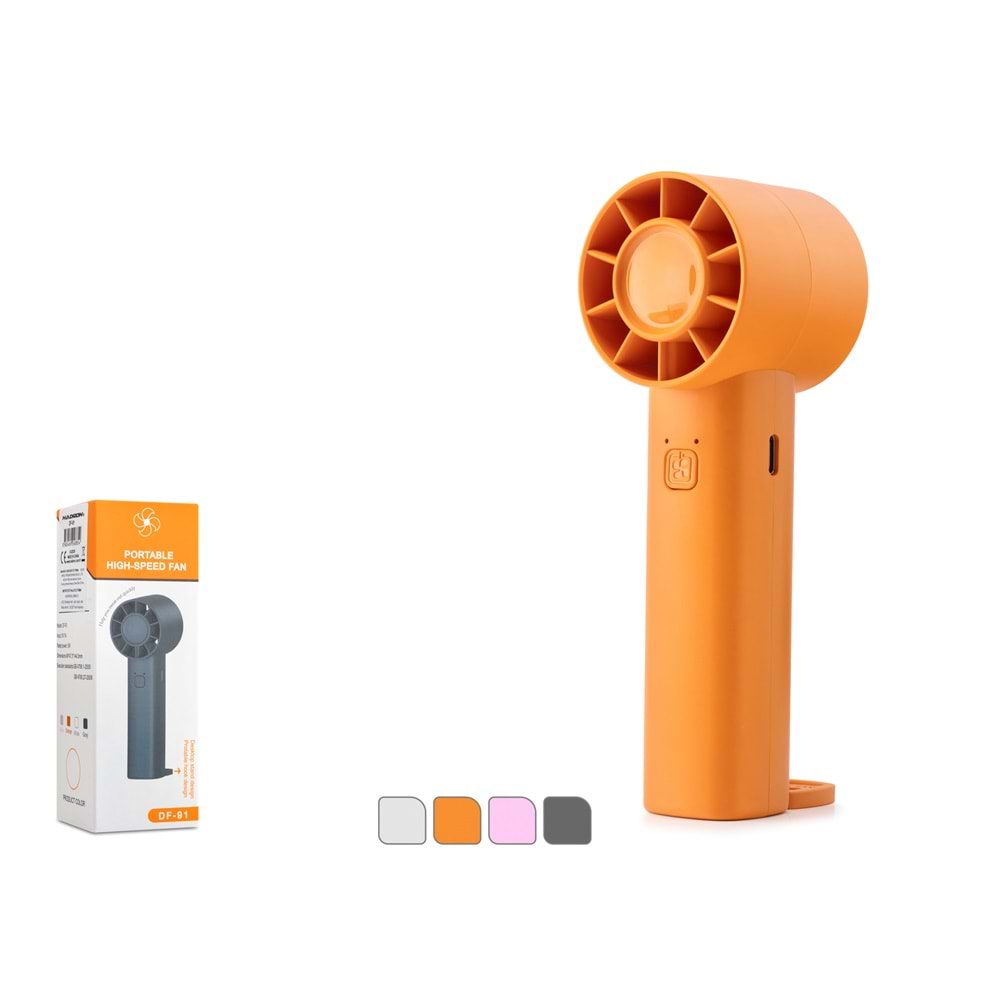 HADRON DF91 Şarjlı Standlı Mini El Fanı