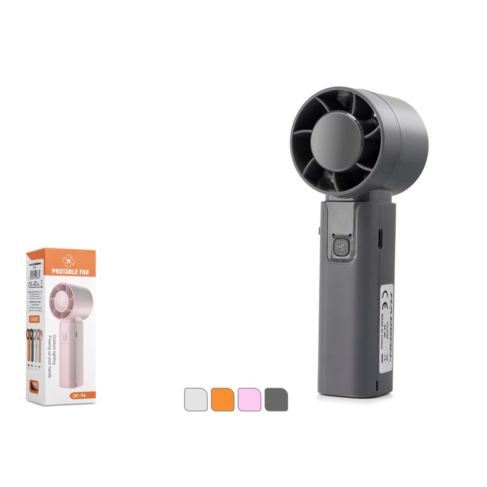 HADRON DF96 Şarjlı Mini El Fanı