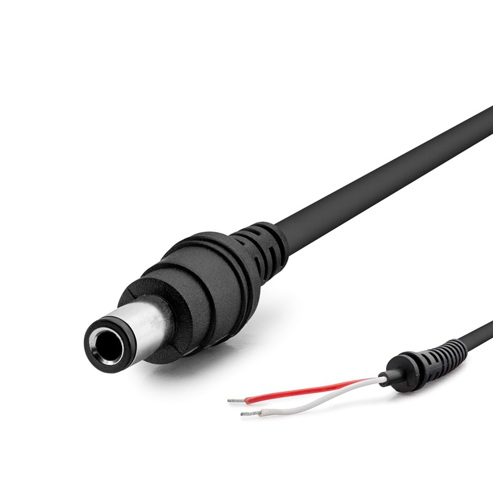 Hadron Hd4154 Notebook Adaptör Tamir Kablosu 6.3*3.0 Toshiba 30W-90W 1.2M Siyah