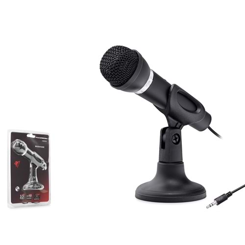 HADRON HD554 Bilgisayar Mikrofonu 3.5 mm Siyah