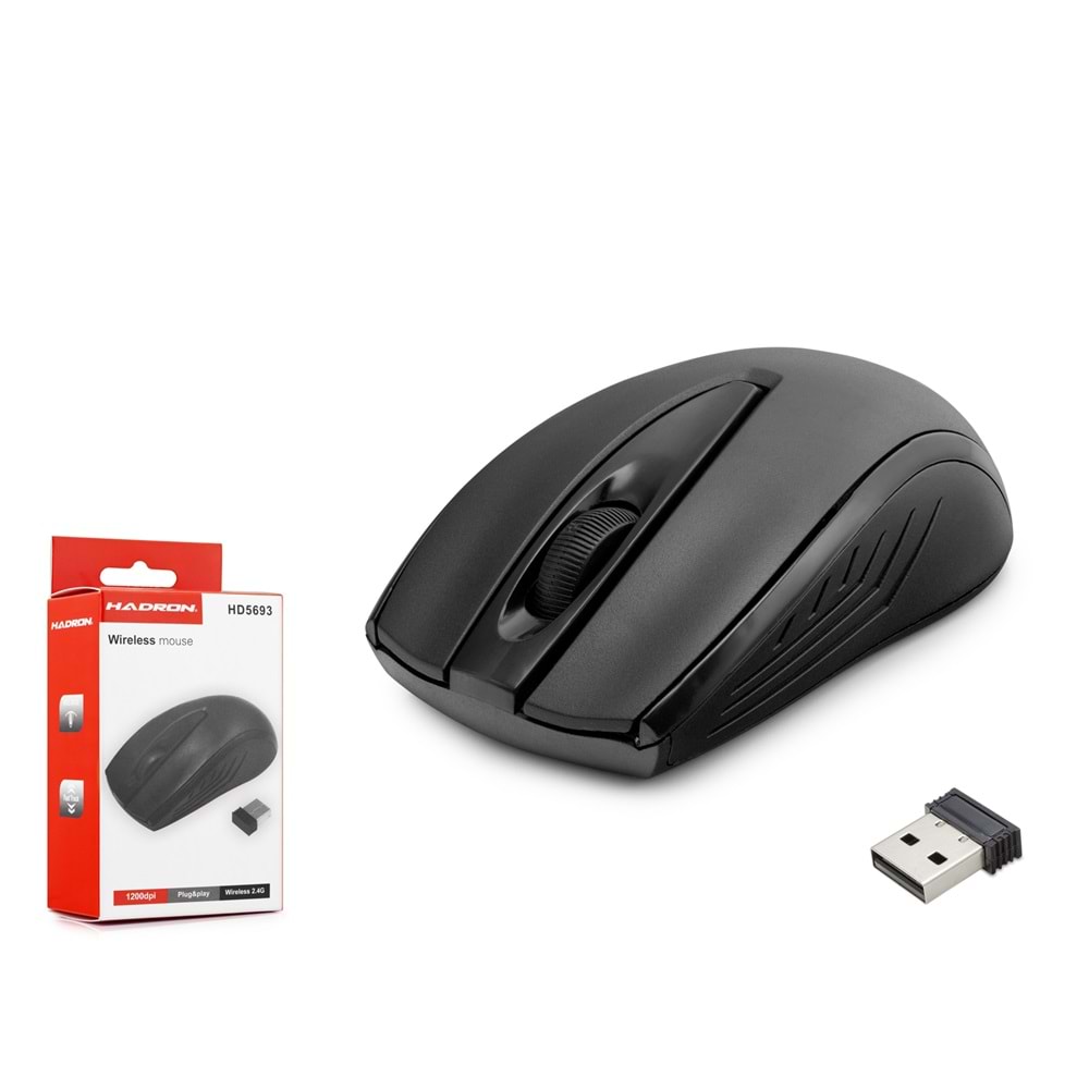 Hadron HD5693 Wireless Mouse 1200 Dpi Siyah