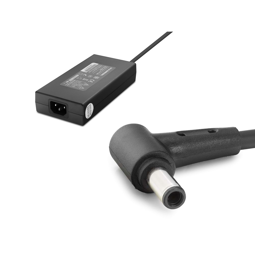 HADRON HD8897 Laptop Adaptörü 180W 19.5V 9.23A 6.0x3.7 mm Asus Siyah
