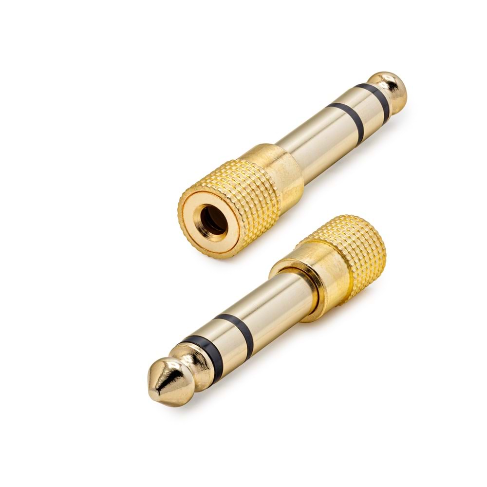 Hadron HDX1264 6.35mm - 3.5mm Ses Çevirici Enstrüman (Gitar) Gold