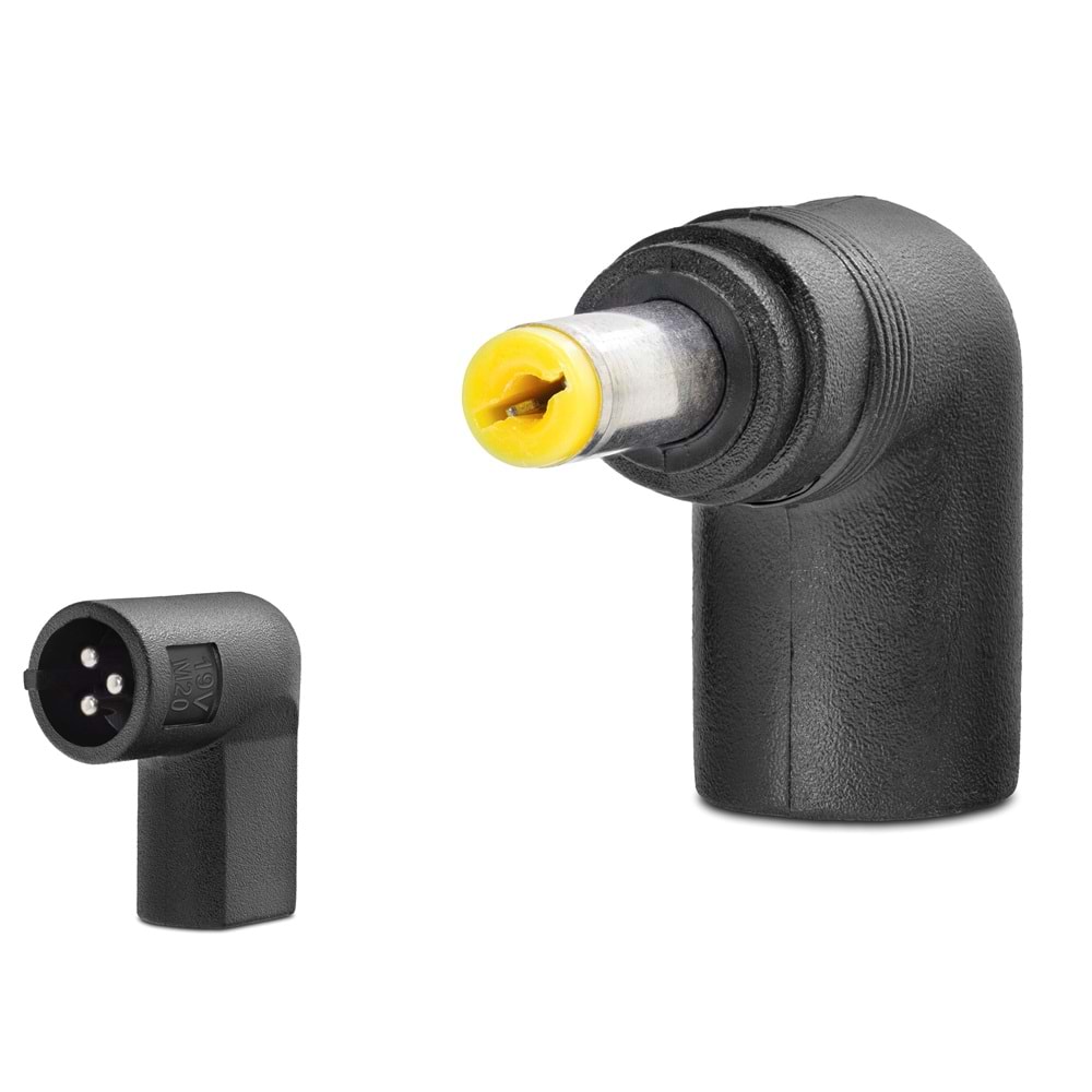 Hadron Hdx1407 Adaptör Power Jack Çevirici 4.0*1.7mm Siyah