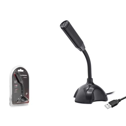 HADRON HDX2751 Bilgisayar Mikrofonu USB Siyah
