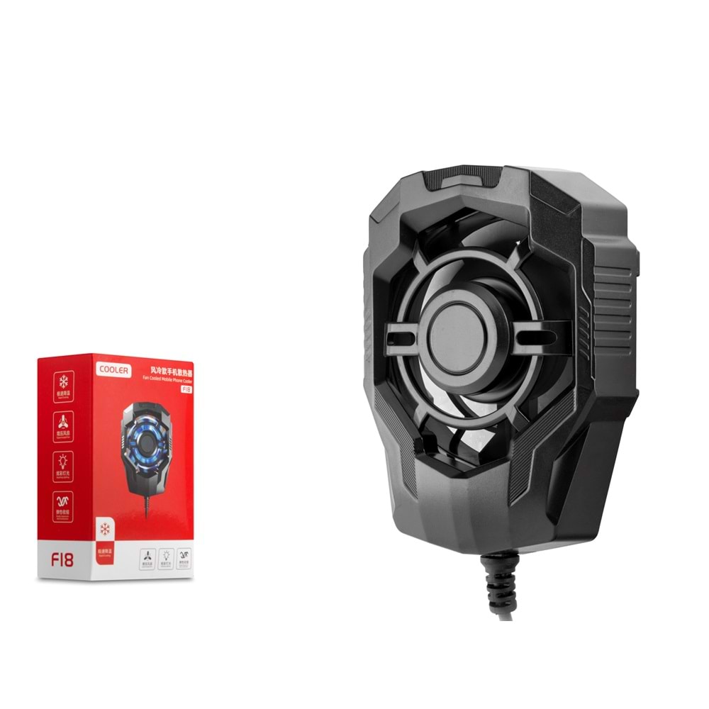 Hadron Hdx4610 Telefon Soğutucu Fan Led Siyah