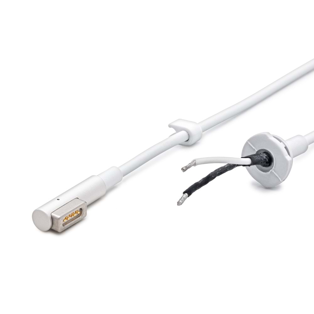 HADRON HDX5543 Laptop DC Jack Kablosu L Tip 1.2 m - Beyaz