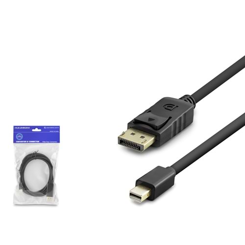 Hadron HDX7799 Mini DisplayPort - DisplayPort Kablo 120Hz 1.8 Metre Siyah