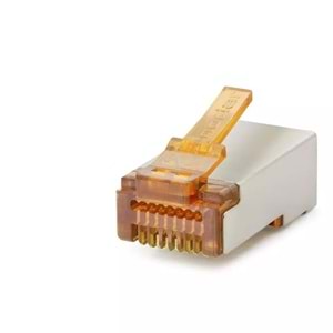 Nodar Nd2421 Cat6E Konnektör Ezrj45 Metal 100Lü Plastik Kutu Turuncu