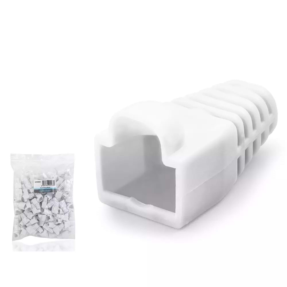 Nodar Nd2433 Rj45 Konnektör Papuç 100Lü Paket Beyaz