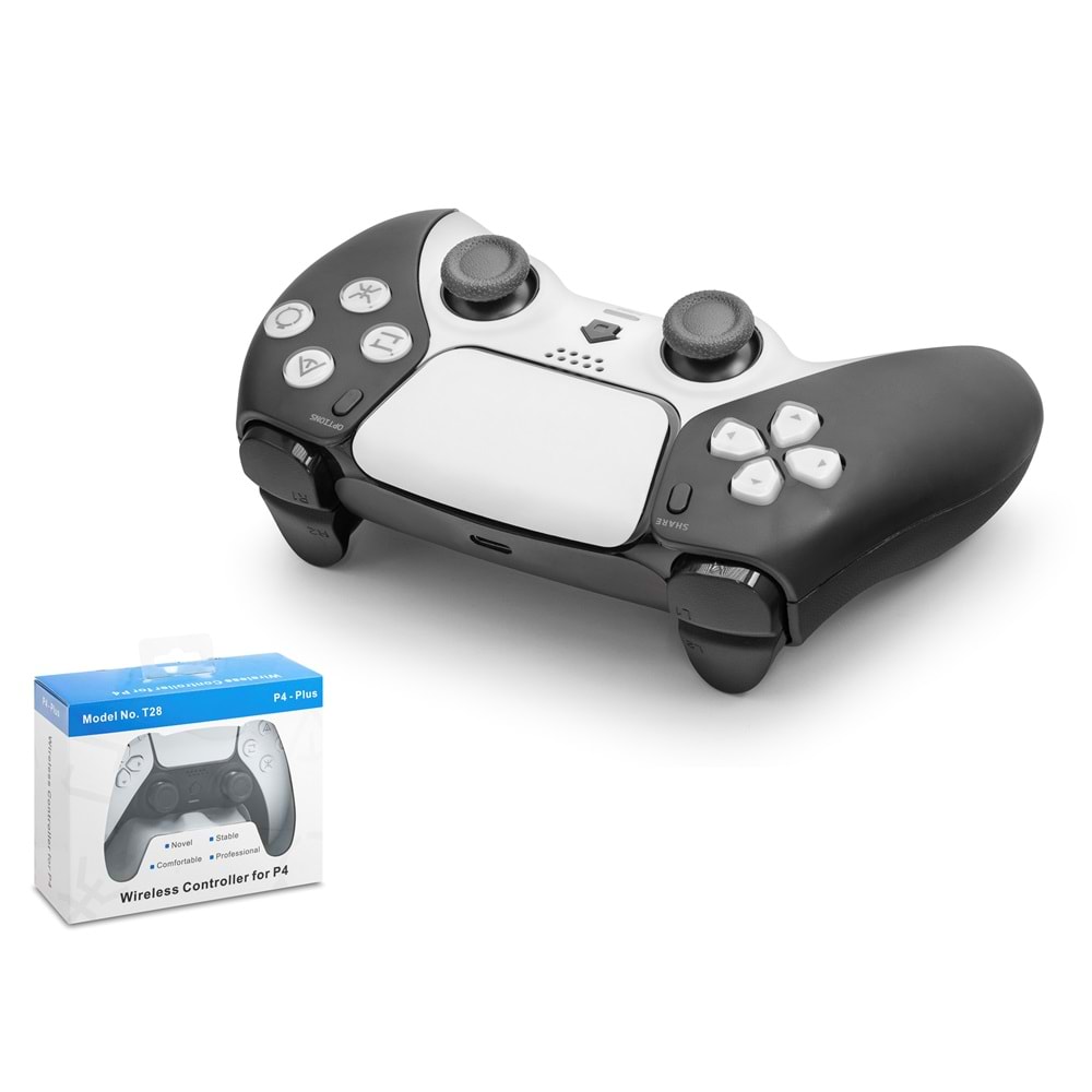 Oem Ps4 Oyun Kolu Siyah Beyaz