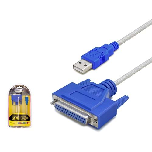 HADRON HDX7531 KABLO PRINTER LPT TO USB PARALEL 1.30MT