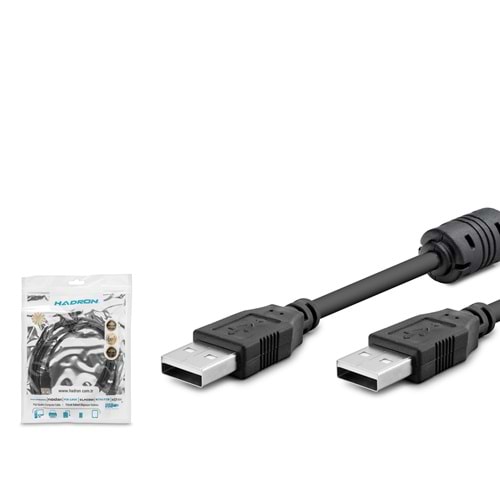 HADRON HDX7532 1.5METRE USB TO USB KABLO SİYAH