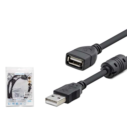 HADRON HDX7533 1.5METRE USB TO USB UZATMA KABLO SİYAH